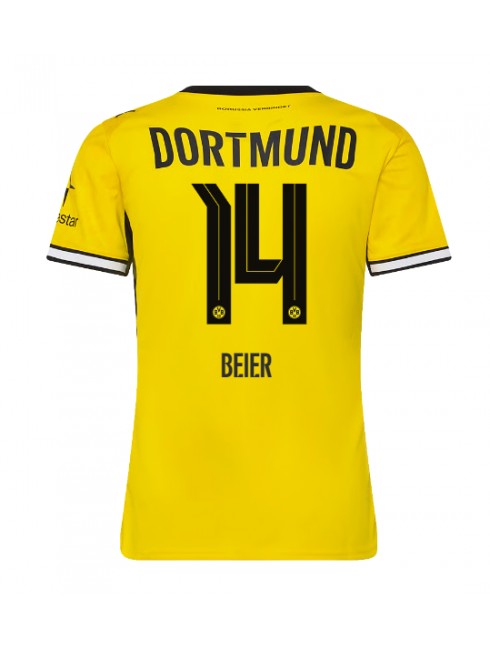 Zenske Futbalové oblečenie Borussia Dortmund Maximilian Beier #14 2026-27 Krátky Rukáv - Domáci Zenske Futbalové oblečenie Borussia Dortmund Maximilian Beier #14 2026-27 Krátky Rukáv - Domáci